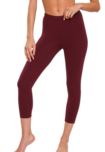 Cotton Curve Capri