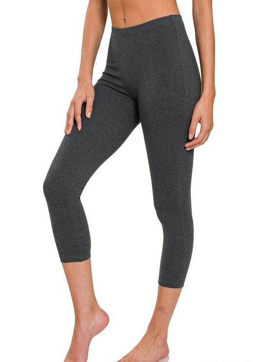 Cotton Curve Capri