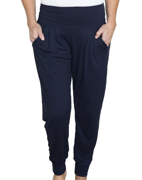 Heavenly High Waisted Pants with Pockets - Solid