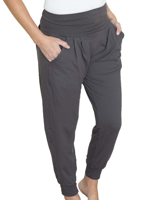 Heavenly High Waisted Pants with Pockets - Solid