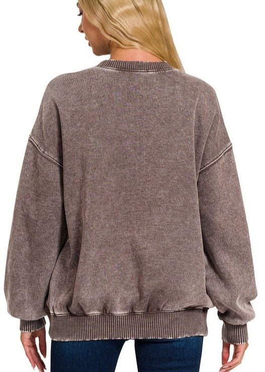 Stone Washed Pullover