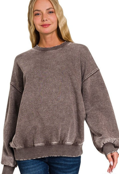 Stone Washed Pullover