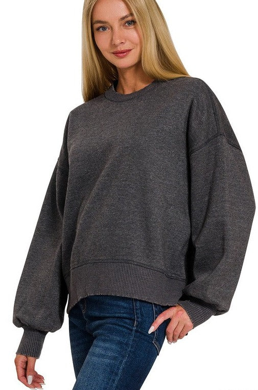 Stone Washed Pullover