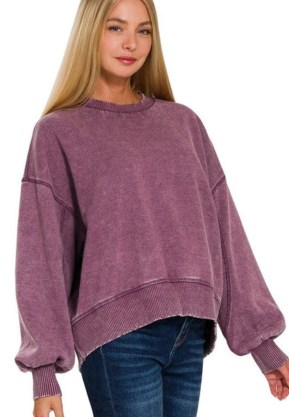 Stone Washed Pullover